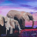 Safari Elephant River – SOLD