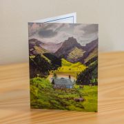 Cabin in the Alps Note Card