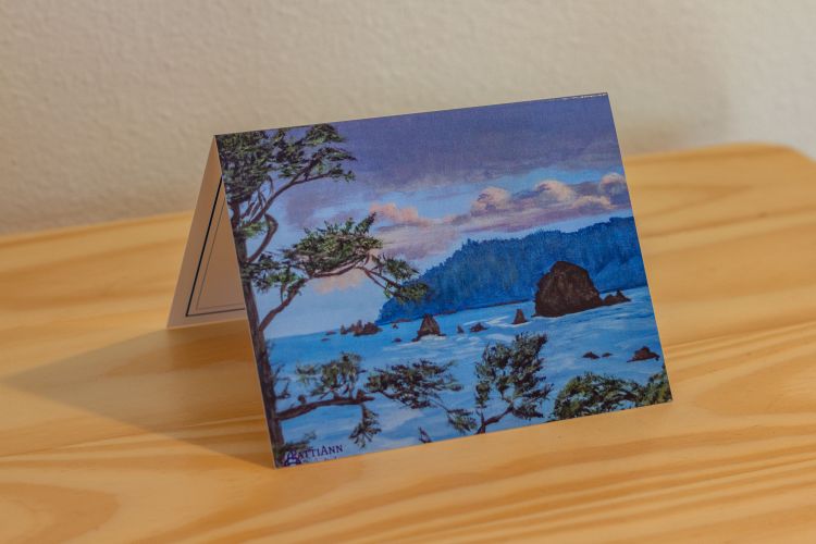 Haystack Rock from Tolovana Note Card