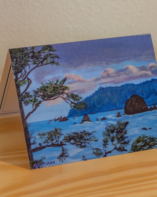 Note Card - Haystack Rock from Tolovana
