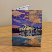 Mount Rainier Reflection Note Card