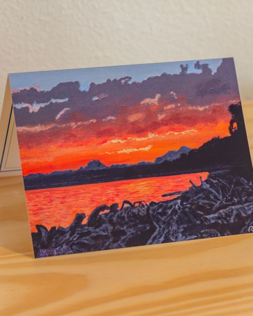 Note Card - Sunset at the Cove