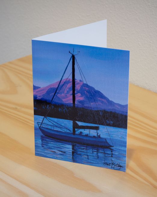 Sailing in the Early Morning - Notecard