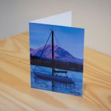 Note Card-Mt. Rainier Sailing in the Early Morning
