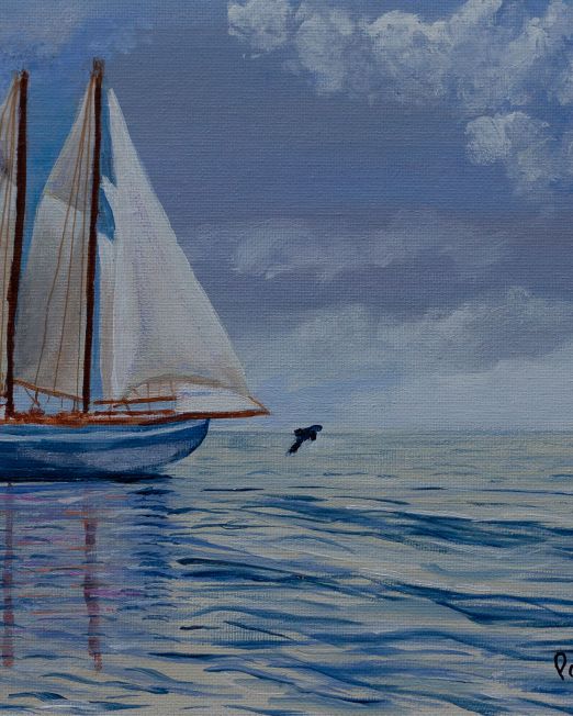 Sailboat on Calm Seas