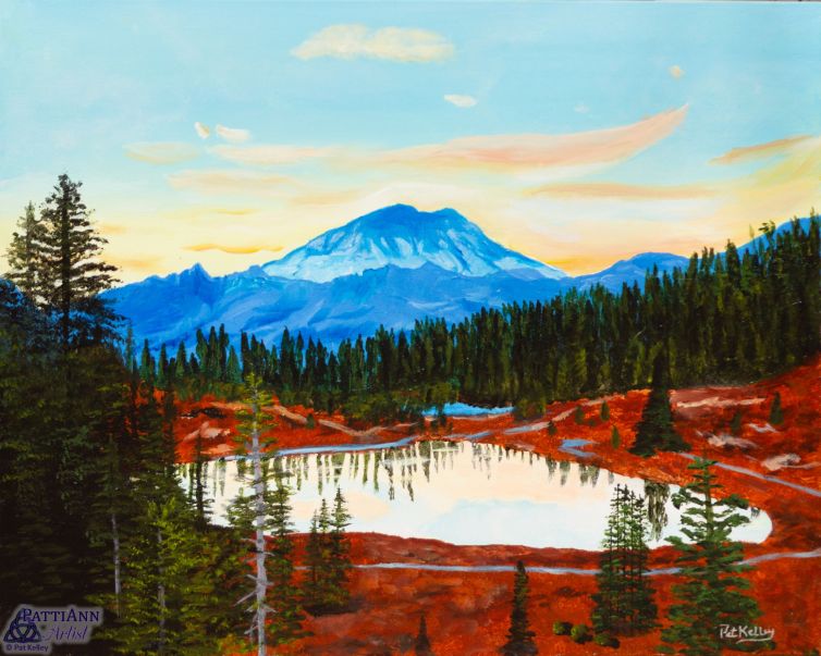 Tipsoo Lake & Mt. Rainier at Dusk – SOLD