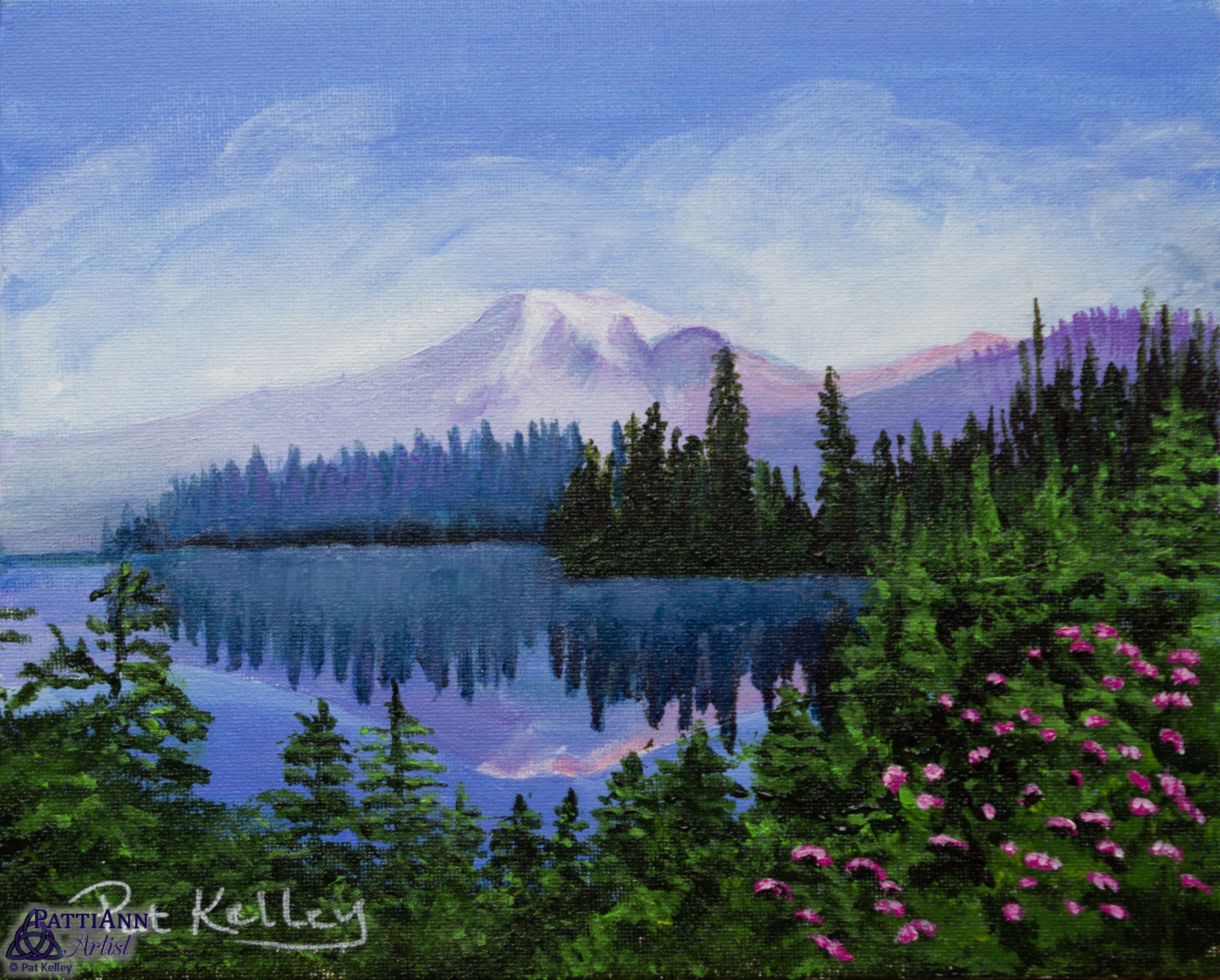 The Fog at Reflection Lake – 8″ x 10″ Print – Matted